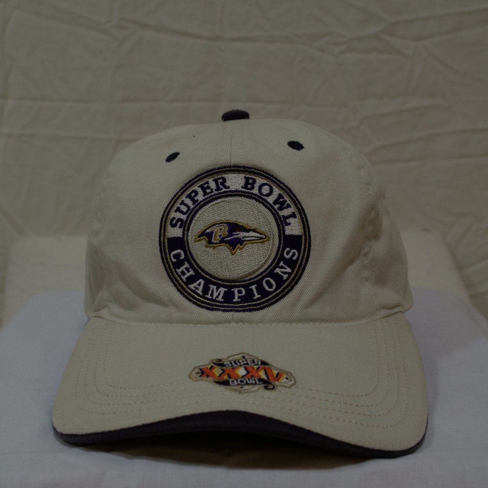 SB XXXV CHAMPS BALTIMORE RAVENS HAT
